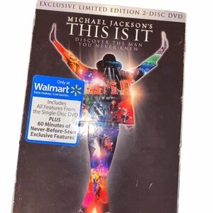 Michael Jackson’s this is it exclusive limited edition 2 disc dvd set